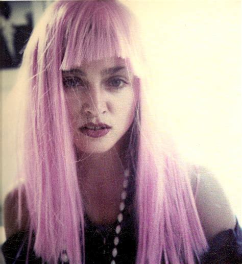 What do you think of her new 'do? Pud Whacker's Madonna Scrapbook: Pink Wig 1984