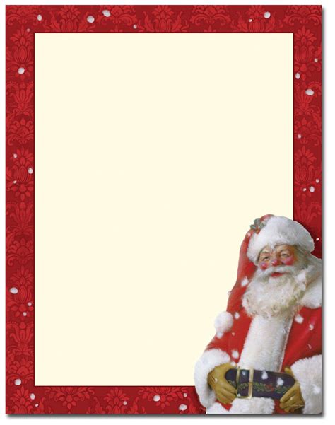 Templates are available for just about any common software program such as word, publisher, indesign and many others. Jolly St Nick Letterhead | Christmas stationery, Christmas ...