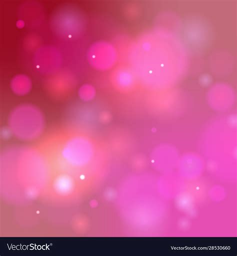 Pink Bokeh Background Abstract Defocused Circular Vector Image