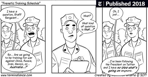 A Comic Strip About The Marines The Few The Proud The Bored Out Of