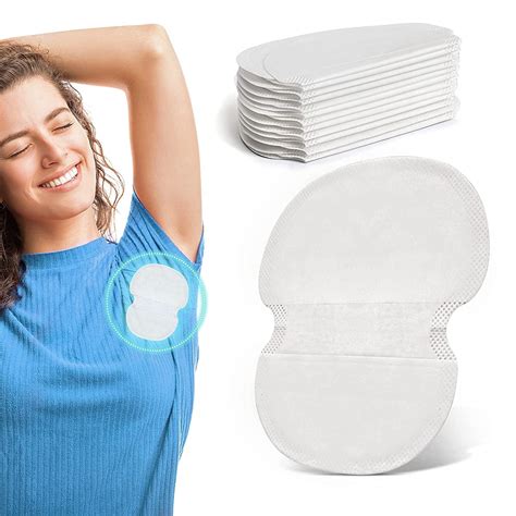 50 Pack Underarm Sweat Pads Disposable Armpit Sweat Pads To Fight