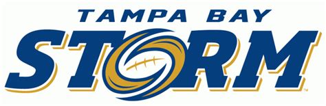Tampa Bay Storm Logo Primary Logo Arena Football League Arena Fl