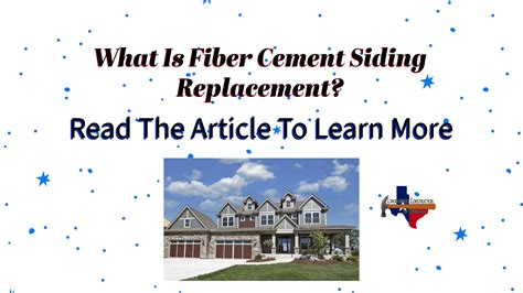 What Is Fiber Cement Siding Replacement Conservation Construction Of