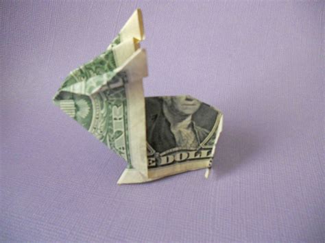 Learn How To Make A Crafty Origami Bunny Out Of Cash