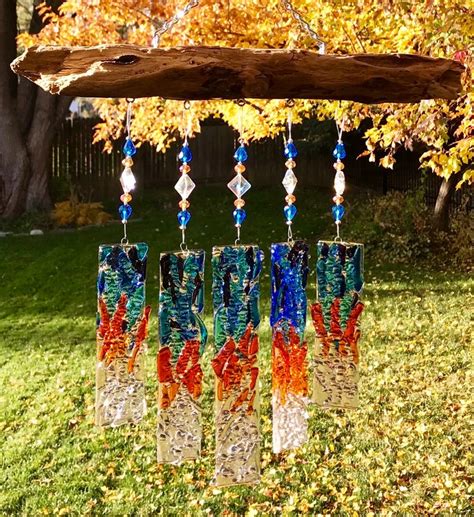 Pin By Suzi Butler On Fused Glass Sizzle Glass By Suzi Glass Wind Chimes Fused Glass