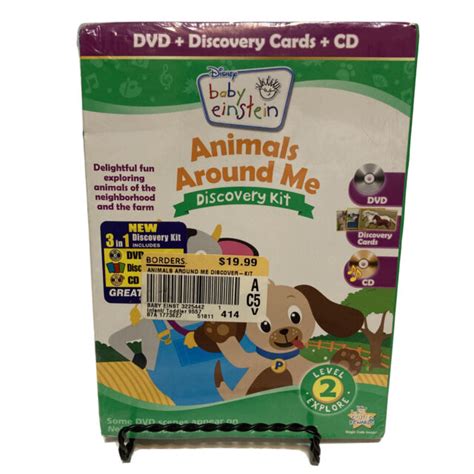 Baby Einstein Animals Around Me Discovery Kit Dvd 2010 For Sale
