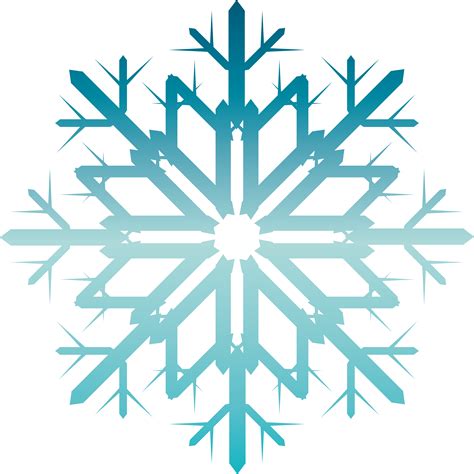Winter Clipart Simple Snowflake Png Free Transparent Png Clipart My