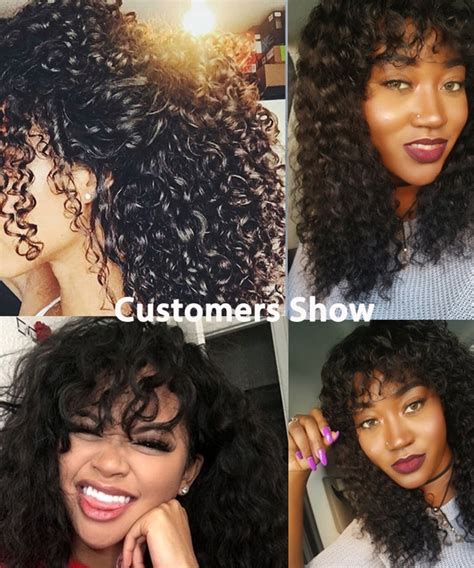 Deep Curly Lace Frontal Wigs For Black Women Density Lace Wigs Msbuy Com