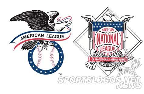 Mlb Updates Both Al And Nl League Logos Sportslogosnet News