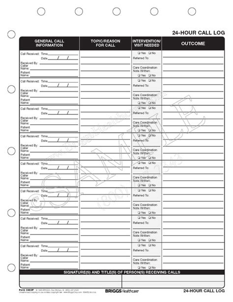 Nursing 24hr Chart Check Document