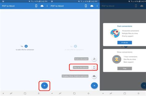 Alles, was sie tun müssen, ist zu klicken, das bild auszuwählen und die heruntergeladene anwendung konvertiert es. Top 5 PDF in Word Umwandler für Android