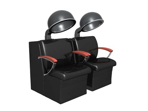 Two Seat Hair Steamer Chair 3d Model 3ds Max Files Free Download Cadnav