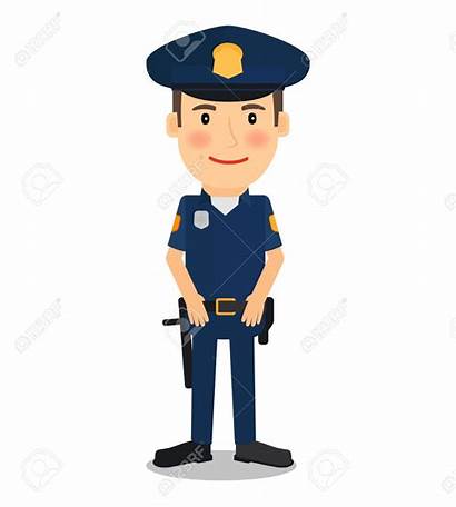 Police Policeman Officer Clipart Cop Illustration Character