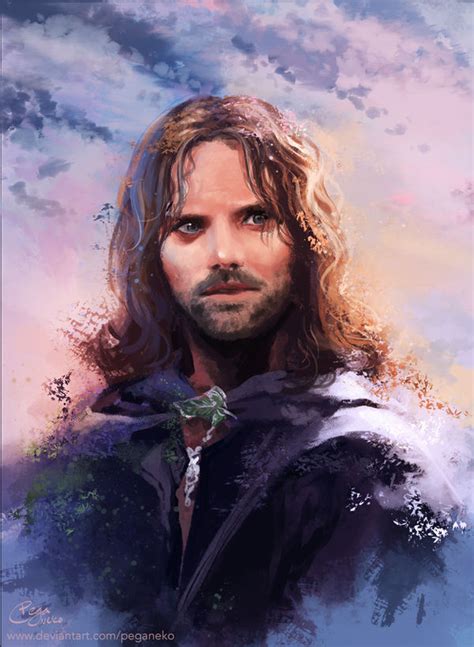 Aragorn Lotr Fan Art By Pegaite On Deviantart