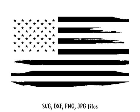 Independence Day Svg Png Silhouette Cut File  Us Flag Svg 4th Of