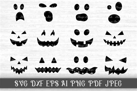 Download Halloween SVG, Jack of the Lantern SVG, Pumpkin Faces SVGs ...