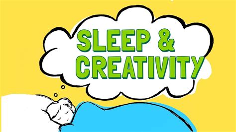The Sleep And Creativity Challenge Youtube