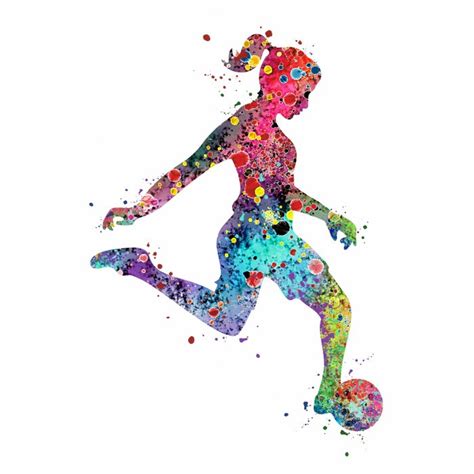 Soccer Girl Drawing Free Download On Clipartmag