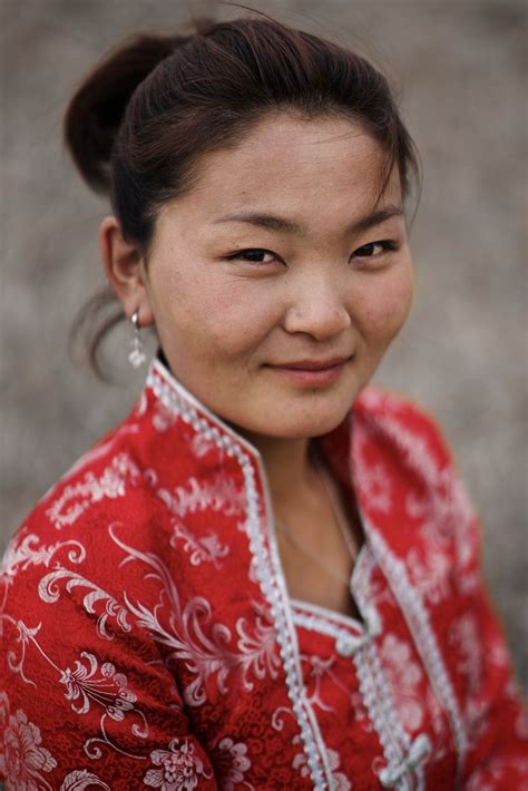 Mongolian Woman Tov Aimag Mongolia Mongolia Women Woman Face