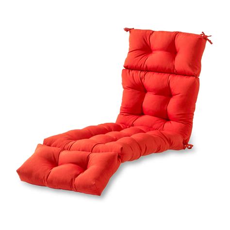 These outdoor chaise lounge cushion support the body and are colorful too. Greendale Home Fashions 72 in. Outdoor Chaise Lounger ...