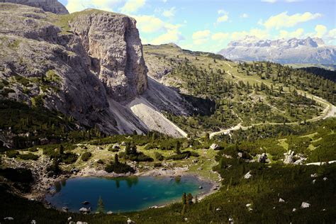 Dolomiten Von Der Lavarella Hütte Zum Passo Valparola Jeder Kann
