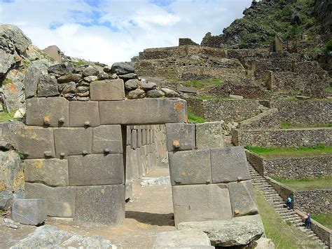 Incan Ruins Of Ollantaytambo Civilização Natureza Gregos