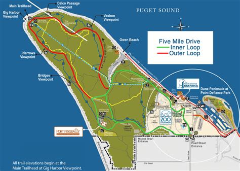 Five Mile Drive And Trails Metro Parks Tacoma