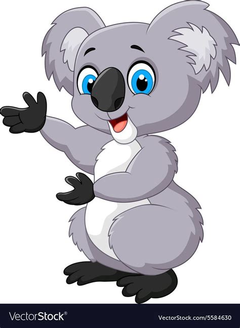 Illustration Of Happy Cartoon Koala Download A Free Preview Or High