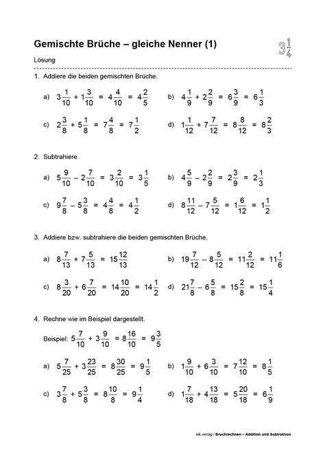 Klassenarbeiten bruchrechnung klasse 5 und 6 sowie arbeitsblätter und lösungen zum ausdrucken als pdf. Brüche Mathe Arbeitbletter Klasse 6 - Bruche Und ...