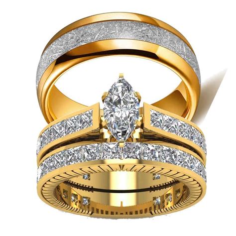 10k Gold Wedding Ring Sets Karie Mosby