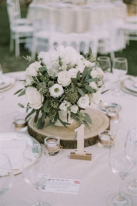 12 Simple White And Green Wedding Centerpieces On A Budget