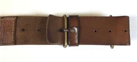 Ww1 1914 Leather Equipment 1915 Belt