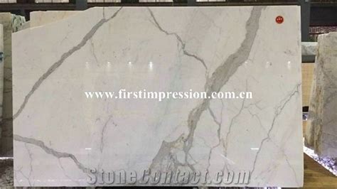 Italian Luxury Calacatta Gold Marble Tile Slab For