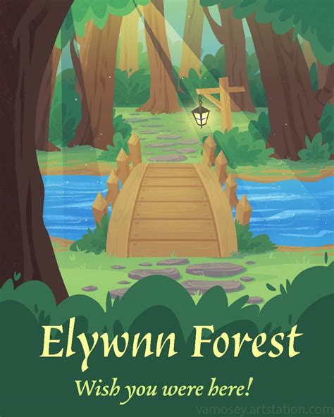Elwynn Travel Poster By Stephanie Carter Scrolller