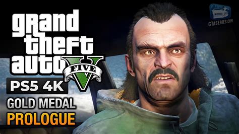 Gta 5 Ps5 Mission 1 Prologue Gold Medal Guide 4k 60fps Youtube
