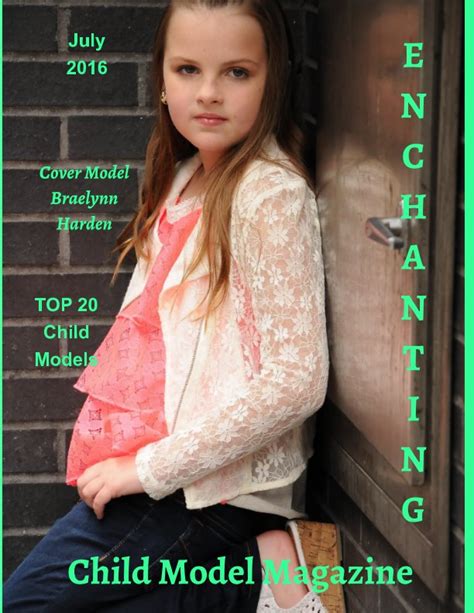 Top 20 Child Models July 2016 De Elizabeth A Bonnette Livres Blurb