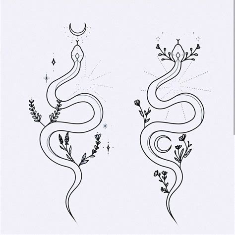 Pin By Nataly Bonilla On Tatuajes Snake Tattoo Design Line Art