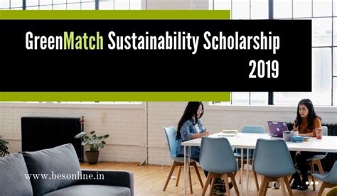 GreenMatch Sustainability Scholarship 2019 for University Students