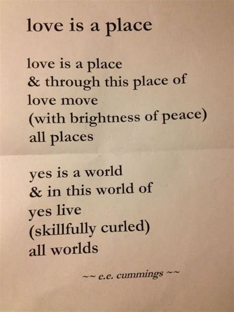 Cummings Poem Eecummings Poem Poetry Quotes To Live By Poems
