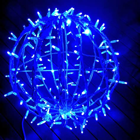 Christmas Led String Light Sphere 35cm Blue Ball Outdoorindoor Large