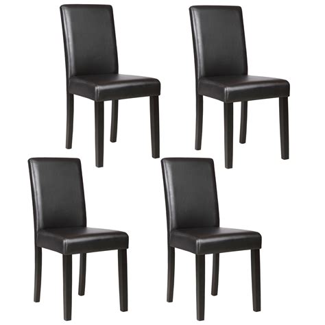 Our blakely dining chair is a stylish blend of unexpected textures. Mecor Upholstered Dining Chairs Set of 4, Kitchen PU ...