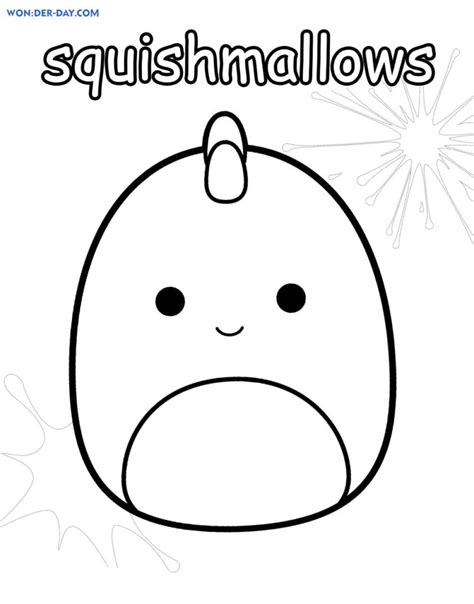 Squishmallow Coloring Page Printable Squishmallow Coloring In 2023 Cute
