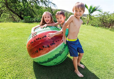 Buy Intex Watermelon 42 Beach Ball At Mighty Ape Australia