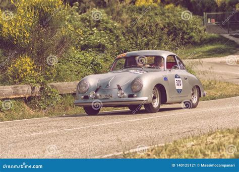 Porsche 356 1500 1954 1 Old Racing Car In Rally Mille Miglia 2018 The