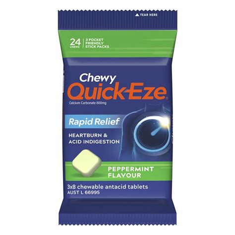 Buy Quick Eze Chewy Peppermint Multi Pack Online At Chemist Warehouse