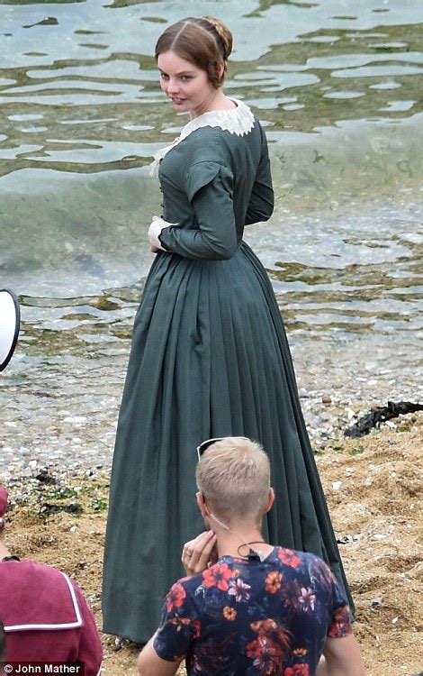 Jenna Coleman Slips Into 19th Century Bathing Suit During Victoria