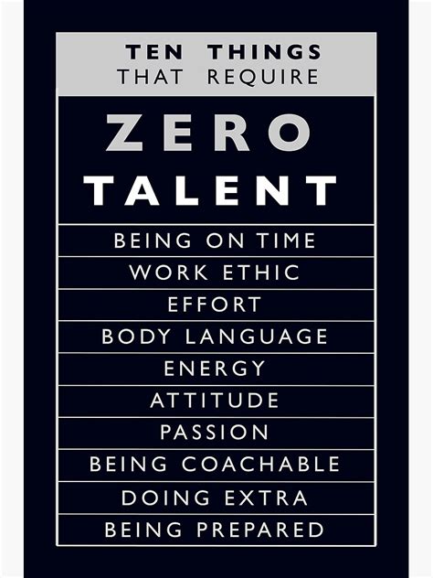Ten Things That Require Zero Talent Canvas Print For Sale By