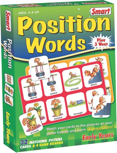 See that there are 7 letters between these 2 positions i.e. Smart Position Words Board Game - Position Words . Buy ...