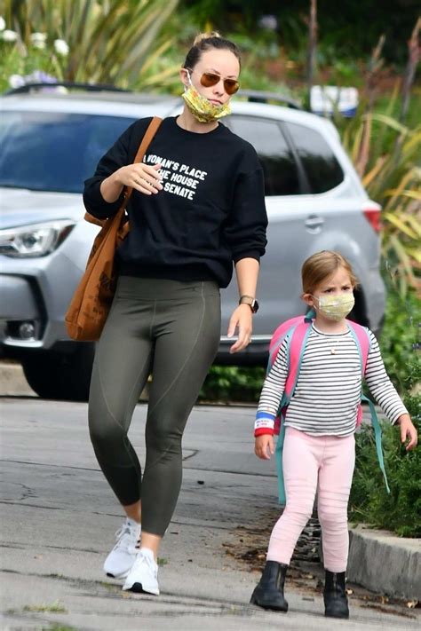 Olivia Wilde takes her kids to a reading club in Silverlake, California
