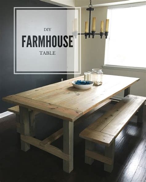 Stunning Diy Farmhouse Tables The Girl Creative